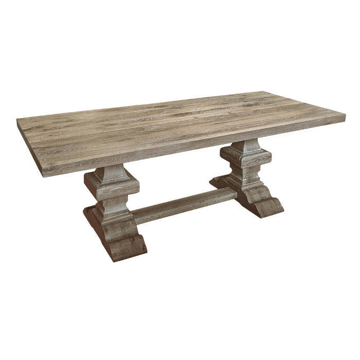 GJ Styles - Paris Dining Table Small In Rustic Oak - TR80 - GreatFurnitureDeal