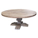 GJ Styles - Paris Round Dining Table Large Rustic Oak - TR81 - GreatFurnitureDeal