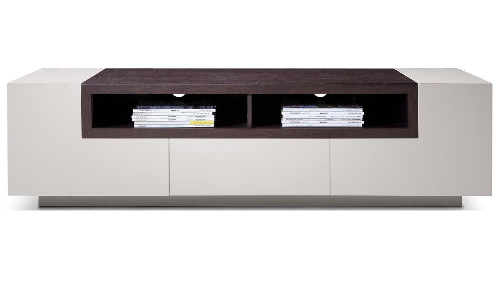 J&M Furniture - TV002 Light Grey High Gloss TV stand - 1763941