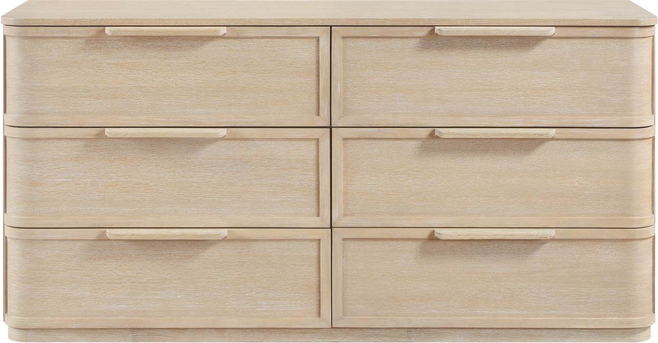 Meridian Furniture - Tiberio Natural Oak Veneer And Solid Wood Dresser - TiberioNatural-D - GreatFurnitureDeal