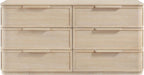 Meridian Furniture - Tiberio Natural Oak Veneer And Solid Wood Dresser - TiberioNatural-D - GreatFurnitureDeal