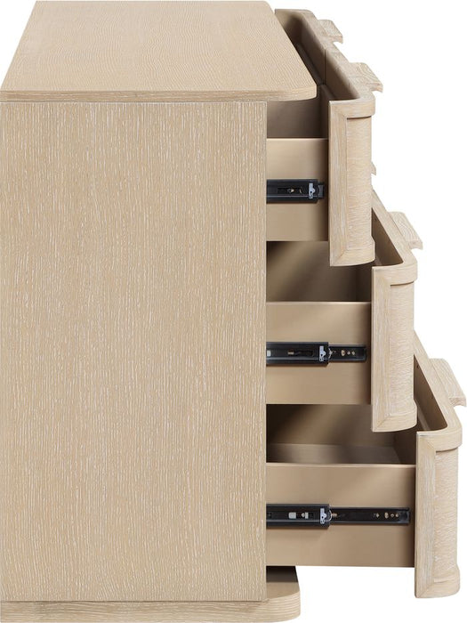 Meridian Furniture - Tiberio Natural Oak Veneer And Solid Wood Dresser - TiberioNatural-D - GreatFurnitureDeal