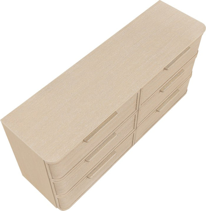 Meridian Furniture - Tiberio Natural Oak Veneer And Solid Wood Dresser - TiberioNatural-D - GreatFurnitureDeal