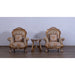 European Furniture - Tiziano Luxury Chair in Gold & Antique Silver - 38994-C - GreatFurnitureDeal