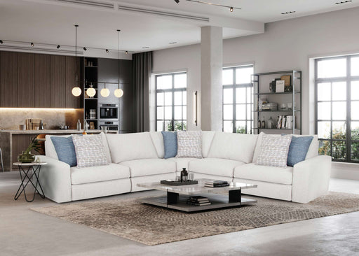 Franklin Furniture - Toronto 5 Piece Motion Sectional Sofa in Oyster - 40001-03-99-07-02-OYSTER - GreatFurnitureDeal