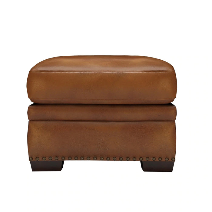 GFD Leather - Toulouse Top Grain Leather Ottoman - GTRX17-00