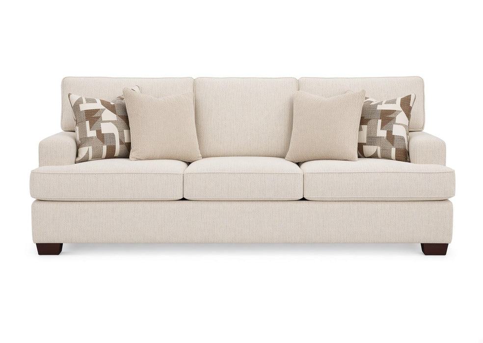 Mariano Fabric - Trinity 3 Piece Set - Cream - 5900-30-10-00 Sofa-Chair-Ottoman