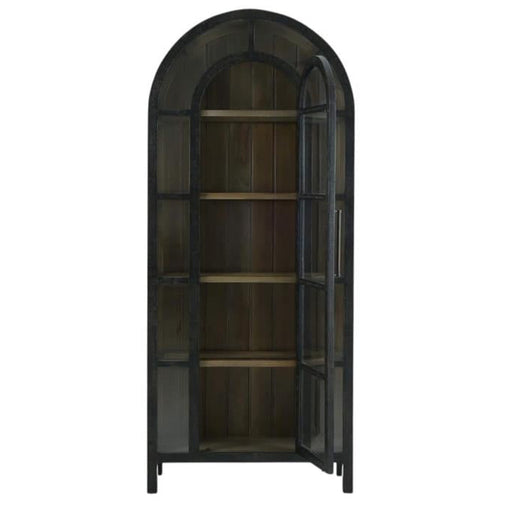 Bramble - Vannes Display Cabinet w/ Glass Shelves - US-WS-28221VGB-STW--- - GreatFurnitureDeal