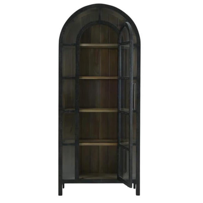 Bramble - Vannes Display Cabinet w/ Glass Shelves - US-WS-28221VGB-STW--- - GreatFurnitureDeal