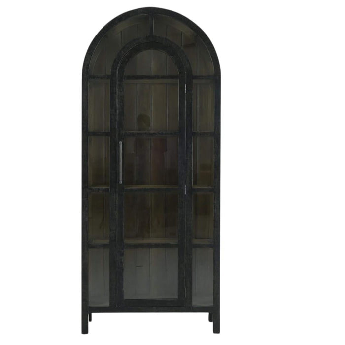 Bramble - Vannes Display Cabinet w/ Glass Shelves - US-WS-28221VGB-STW--- - GreatFurnitureDeal