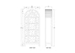 Bramble - Vannes Display Cabinet w/ Glass Shelves - US-WS-28221VGB-STW--- - GreatFurnitureDeal