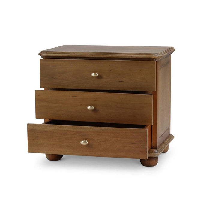 Bramble - Luna 3 Drawer Bedside Table - US-WS-28411AFD----- - GreatFurnitureDeal