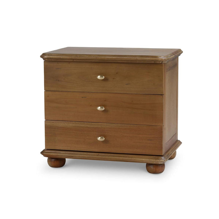 Bramble - Luna 3 Drawer Bedside Table - US-WS-28411AFD----- - GreatFurnitureDeal