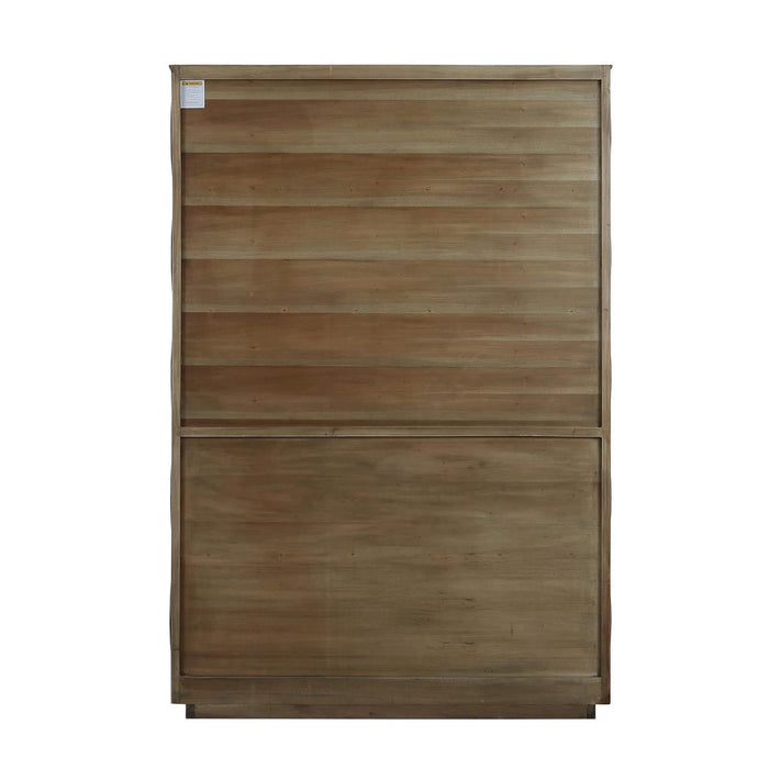 Bramble - Vannes Crescent Bookcase - US-WS-28494STW----- - GreatFurnitureDeal
