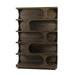 Bramble - Vannes Crescent Bookcase - US-WS-28494STW----- - GreatFurnitureDeal