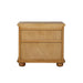 Bramble - Luna Open Shelf w/ 2 Drawers Bedside Table - US-WS-28550AFD----- - GreatFurnitureDeal