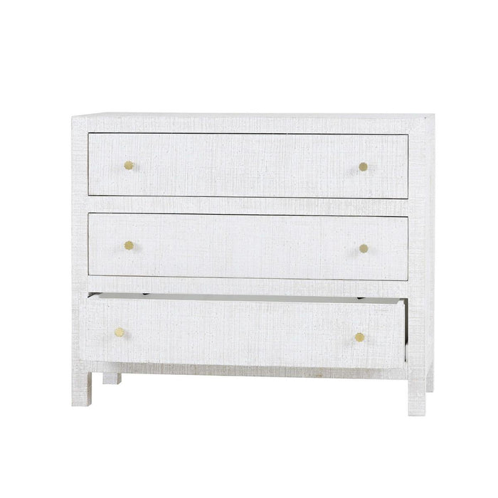 Bramble - Kagu 3 Drawer Dresser w/ Raffia - US-WS-28583RFWW----- - GreatFurnitureDeal