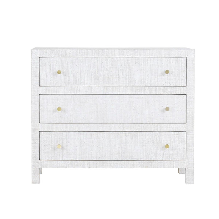 Bramble - Kagu 3 Drawer Dresser w/ Raffia - US-WS-28583RFWW----- - GreatFurnitureDeal