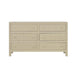 Bramble - Kagu 6 Drawer Dresser w/ Raffia - US-WS-28584RFRW----- - GreatFurnitureDeal