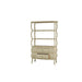 Bramble - Savannah Open Bookcase w/ Rattan - US-WS-28789RNAT----- - GreatFurnitureDeal