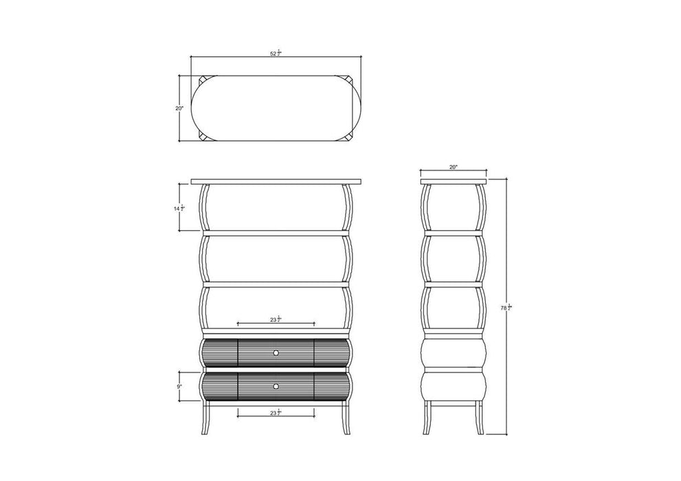 Bramble - Savannah Open Bookcase w/ Rattan - US-WS-28789RNAT----- - GreatFurnitureDeal