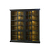 Bramble - English Bookcase 2 Column w/ 12 LED WHD - US-WS-63571BLW-STW--- - GreatFurnitureDeal