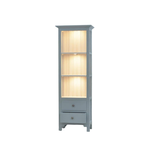 Bramble - Aries Bookcase w/o Door w/ 3 LED - US-WS-63645GRS-PUT--LDT - GreatFurnitureDeal