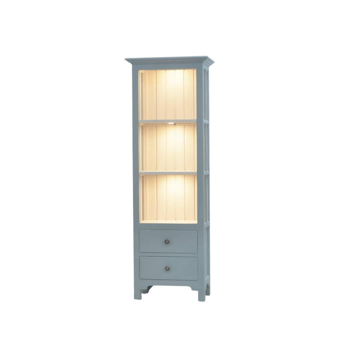 Bramble - Aries Bookcase w/o Door w/ 3 LED - US-WS-63645GRS-PUT--LDT - GreatFurnitureDeal