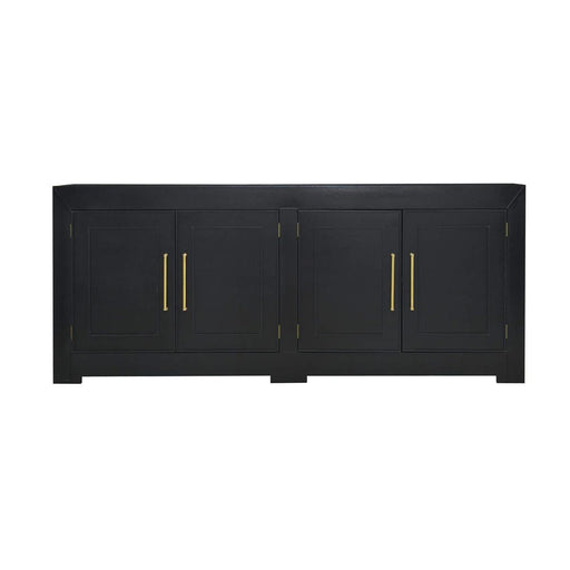 Bramble - Fleet Linen Wrapped 4 Door Sideboard - US-WS-76569FBKS----- - GreatFurnitureDeal