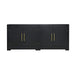 Bramble - Fleet Linen Wrapped 4 Door Sideboard - US-WS-76569FBKS----- - GreatFurnitureDeal