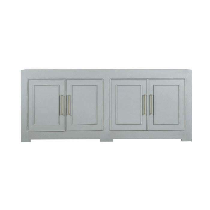 Bramble - Fleet Linen Wrapped 4 Door Sideboard - US-WS-76569FICG----- - GreatFurnitureDeal