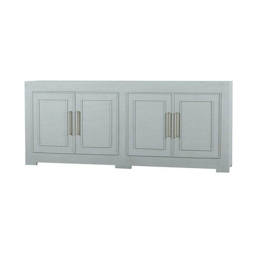 Bramble - Fleet Linen Wrapped 4 Door Sideboard - US-WS-76569FICG----- - GreatFurnitureDeal