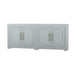 Bramble - Fleet Linen Wrapped 4 Door Sideboard - US-WS-76569FICG----- - GreatFurnitureDeal