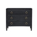 Bramble - Mornington Linen Wrapped 3 Drawer Dresser - US-WS-76584FBKS----- - GreatFurnitureDeal