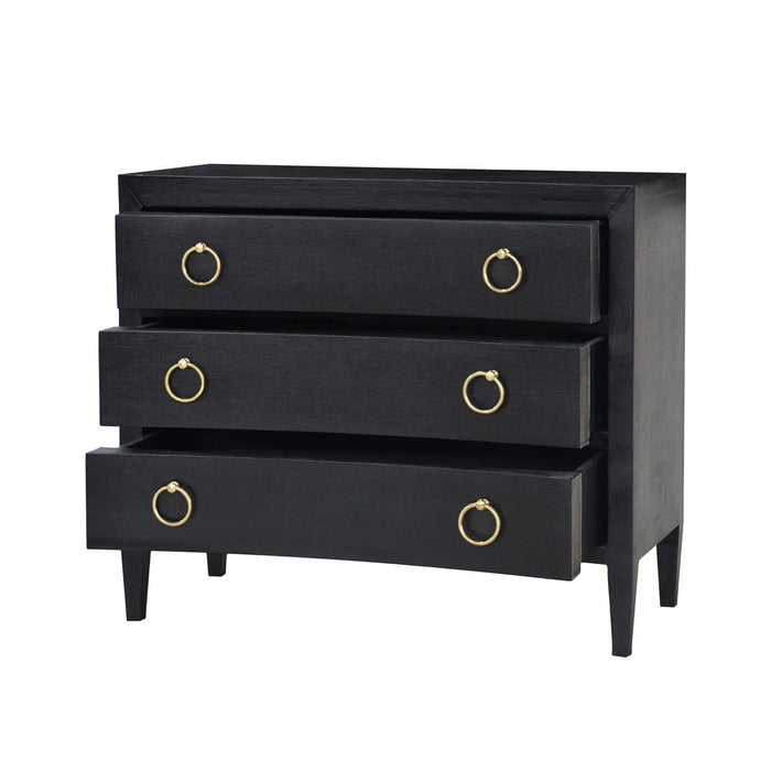 Bramble - Mornington Linen Wrapped 3 Drawer Dresser - US-WS-76584FBKS----- - GreatFurnitureDeal