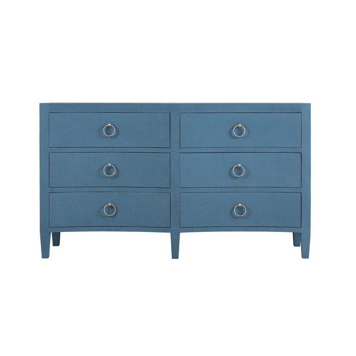 Bramble - Mornington Linen Wrapped 6 Drawer Dresser - US-WS-76585FAZR----- - GreatFurnitureDeal