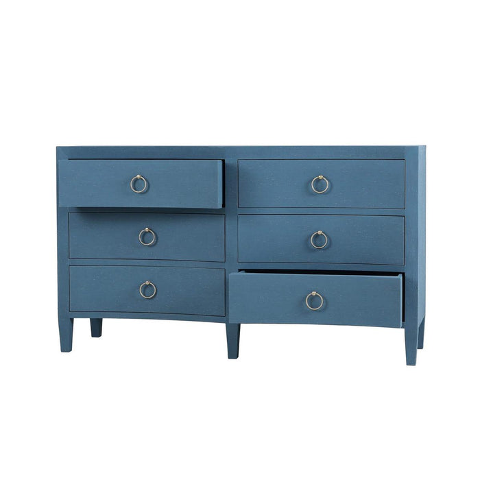 Bramble - Mornington Linen Wrapped 6 Drawer Dresser - US-WS-76585FAZR----- - GreatFurnitureDeal