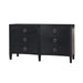 Bramble - Mornington Linen Wrapped 6 Drawer Dresser - US-WS-76585FBKS----- - GreatFurnitureDeal