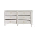 Bramble - Mornington Linen Wrapped 6 Drawer Dresser - US-WS-76585FPUT----- - GreatFurnitureDeal