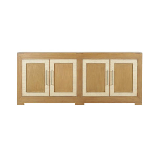 Bramble - Fleet 4 Door Sideboard w/ Rattan - US-WS-76593FRW-RNAT--- - GreatFurnitureDeal