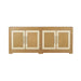 Bramble - Fleet 4 Door Sideboard w/ Rattan - US-WS-76593FRW-RNAT--- - GreatFurnitureDeal