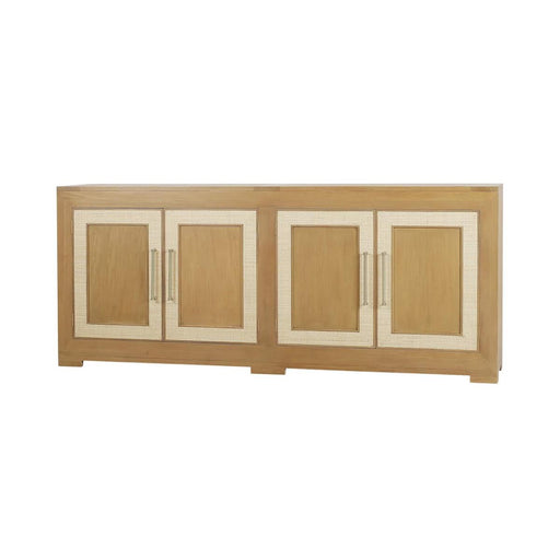 Bramble - Fleet 4 Door Sideboard w/ Rattan - US-WS-76593FRW-RNAT--- - GreatFurnitureDeal