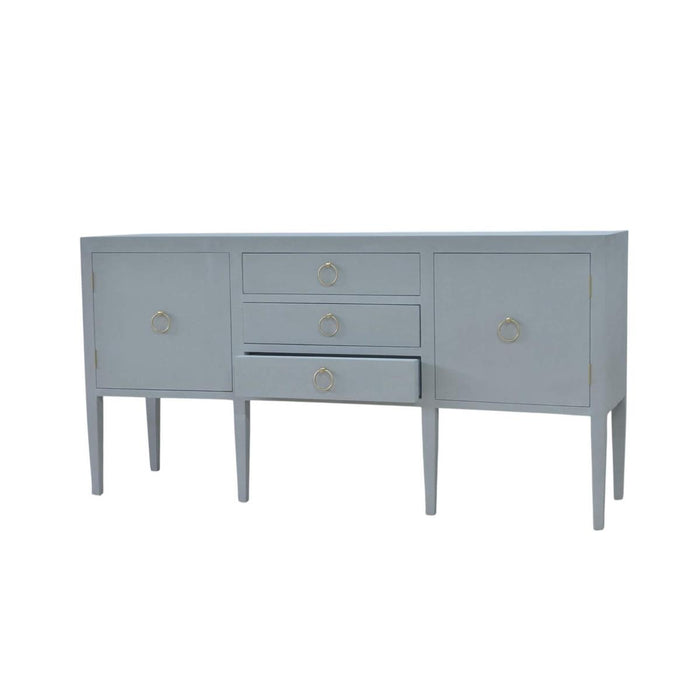 Bramble - Westminster Concave Linen Wrapped Sideboard - US-WS-76614FICG----- - GreatFurnitureDeal
