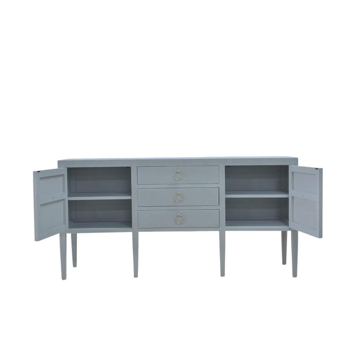 Bramble - Westminster Concave Linen Wrapped Sideboard - US-WS-76614FICG----- - GreatFurnitureDeal