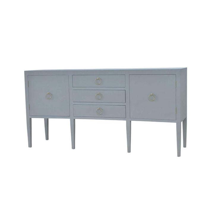 Bramble - Westminster Concave Linen Wrapped Sideboard - US-WS-76614FICG----- - GreatFurnitureDeal
