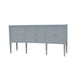 Bramble - Westminster Concave Linen Wrapped Sideboard - US-WS-76614FICG----- - GreatFurnitureDeal