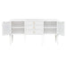 Bramble - Westminster Concave Linen Wrapped Sideboard - US-WS-76614FTRW----- - GreatFurnitureDeal