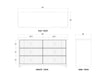 Bramble - Brighton 6 Drawer Dresser - US-WS-76700RGW----- - GreatFurnitureDeal