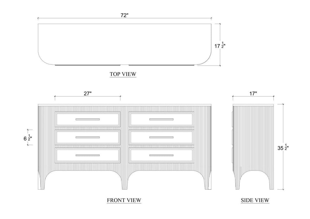 Bramble - Bilbao Commode - US-WS-76803RGB----- - GreatFurnitureDeal