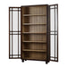 Bramble - Toulouse Glass Display Cabinet - US-WS-76805MTB-FRW--- - GreatFurnitureDeal